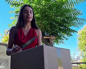 Hey check out this very big unboxing with her wet tight pussy toys