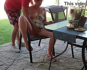 stepmom and i share steamy mutual masturbation standing fuck