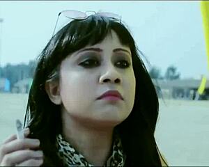 Mysterious Smoker Indian Lady Teases in Mistress Ranjana