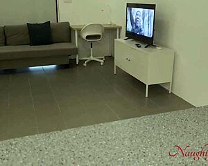 Creampie my fat milf aunt after shower foreplay since i had to sleep with nephews bully