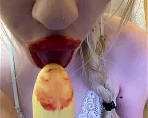 i luv elza koms sweet dance n her sexy lips on my cock