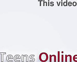 british teen 18+ slips into lingerie for flirty homemade fun