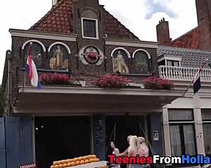 bold teen blondes finger lick small tits on outdoor boat