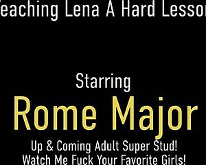 sweet milf lena starr takes rome major's bbc deep in mouth then pussy doggystyle cowgirl ride