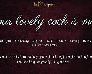My heart races as your lovely cock throbs mine forever in french joi asmr gfe