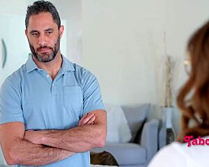 step daddy and i start playing house in kitchen but it goes way too far with fucking