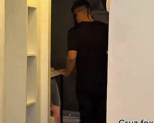 After the party, we swap partners and one guy cums on the other's wife