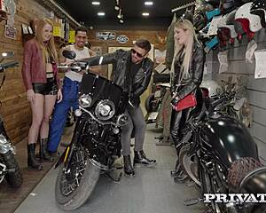 Hailey White rides cock after blonde blowjob and pussy lick