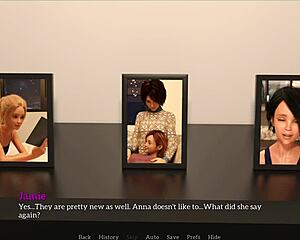 Relive the new memories from this brunette game session number 19.