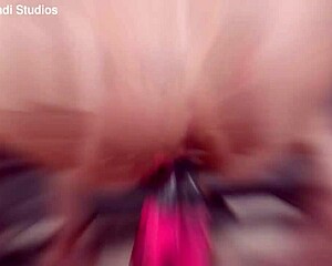 ria sunn stretches ass with khun l dildo and fisting