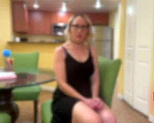 WOW STEPMOMMY NEEDS YOUR COCK AFTER GETTING FIRED FROM SECRETARY JOB!