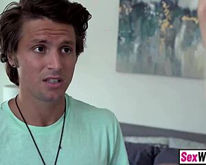 lifeguard stepsis cpr practice turns into hardcore fuck with stepbro