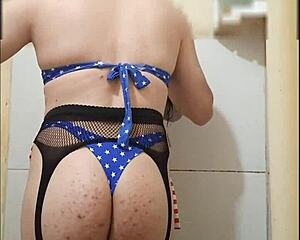doesn't my shemale friend's bikini thong make you wanna fuck her big ass?