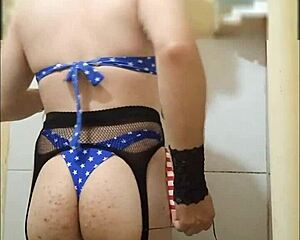 doesn't my shemale friend's bikini thong make you wanna fuck her big ass?