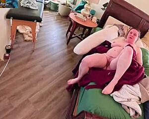 Ever wonder what happens when stepson spies stepmom showering and gets her bent over for creampie?