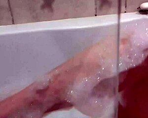 Wanna join my sexy bath while i smoke and tease these big tits