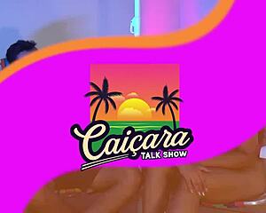 entrevista com argentina iara sanchez de floripa no caiçara talk show piloto