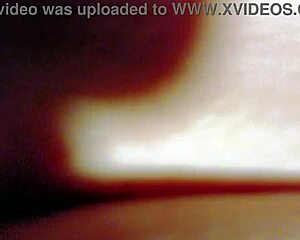 couple in the hotel room getting watched without knowing while they hook up.