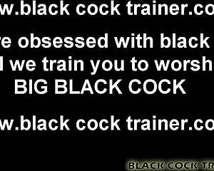 you crave that big black cock pounding your holes don't you