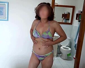 On Beach I Finger Myself Aroused Stepson Fills My Pussy With Hot Cum