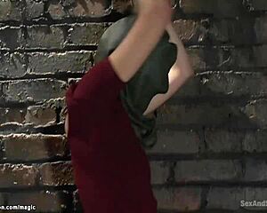 Bound slut spread wide takes rough anal pounding! 🍑😈