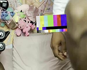 petite midget ebony babe hides monster bbc couch pounding