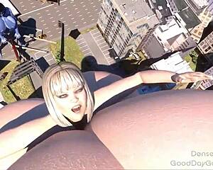 Cortana battles Siri in intense giantess showdown clash
