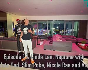 trailer the pros ep 13 bop girls linda lan and nicole ray squirt on big black cocks at neptunes party