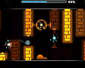 Geometry dash cataclysm by ggb0y nailed 100 with 2 coins