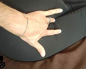 my boyfriend pounds my tight wet pussy on the couch then fills me with his creampie 😍💦