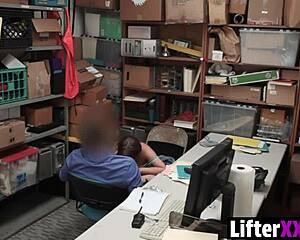 LP Officer Rips Clothes and Delivers Hard Doggystyle Lesson to Bent-Over Teen Shoplifter
