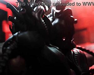 Alien monsters ravage big tits asses in wild hmv compilation