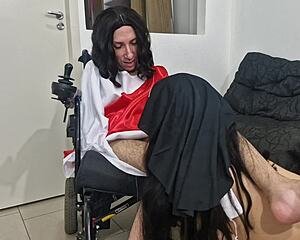Naughty Brazilian Nun Slut Rides Jesus' Cock Hard! Cute Shaved Pussy Creampie In Taboo Cosplay Orgasm Fest