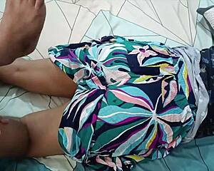 Horny Desi Housewife Moans in Anal Fuck with Assplay and Foot Licking