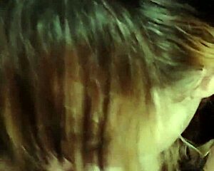 practicing deepthroat gagging on cock with tit play hot wife spittin