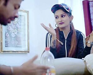 Desi step sis face blasted by three step bros' cum loads! 😱💦