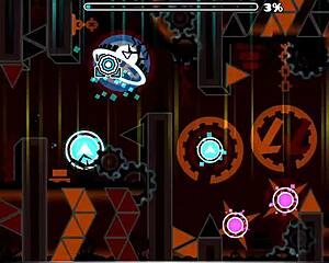 Geometry dash cataclysm by ggb0y nailed 100 with 2 coins