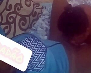 Ebony BBW Prostitute Deepthroats Then Anal Fucks Big Black Cock