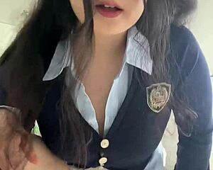 this shy schoolgirl of-lyssanx needs a good fucking now
