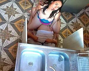 unfaithful wife sneaks plumber in for secret fun