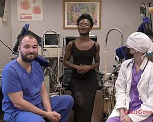 rina arem spreads pussy for gyno exam doctor tampa nurse stacy speculum checkup