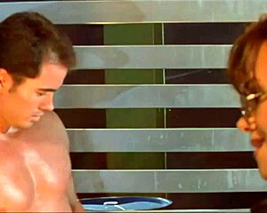 Asian brunette ignores buff guy's size and deepthroats his cock cowgirl style