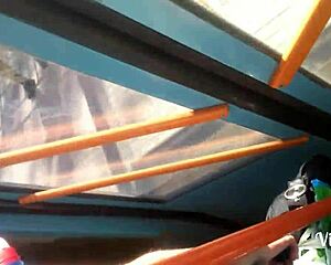 Quick upskirt peek in Minsk shows sexy skirt lift