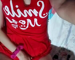 Colombian Babysitter's Tight Pussy Cowgirl Makes Him Creampie Homemade Big Ass Latina