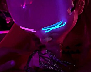 blonde in halloween costume kneels for pov trick or treat blowjob cumshot