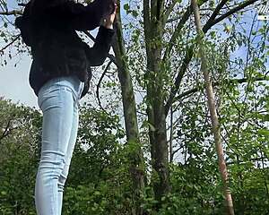 check out lili charmelle behind scenes cowgirl riding big cock outdoors deepthroat