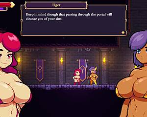 scarlet maiden 1 plays out with her big tits bouncing as the maid gets fucked hard
