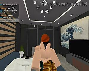 Fucking Cute Roblox Bitch Riding Cowgirl in Steamy Condo Session