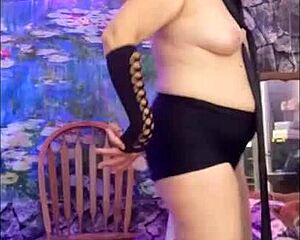 steffi's hotwife pussy lips dance promo looks so teasing