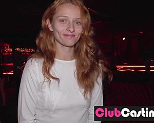 shy redhead babe wanna strip teasin wet pussy by clubcastings